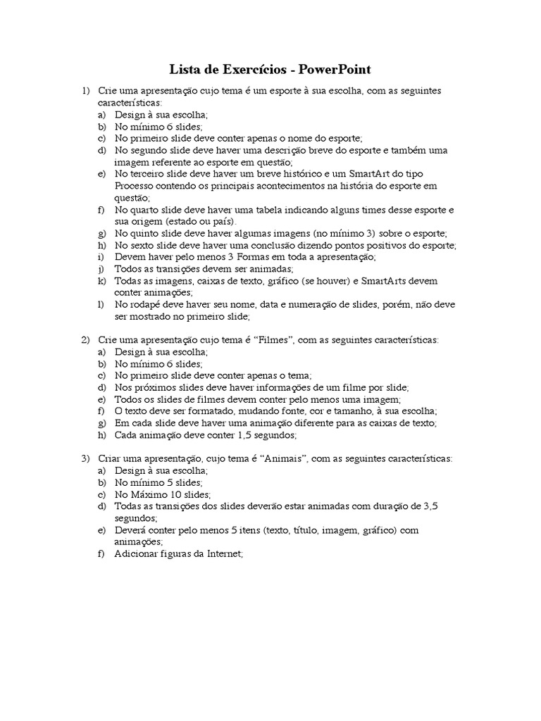 Aula de Atividades - PowerPoint | PDF, image size:768x1024