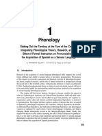 Phonology Theory Research Instruction