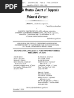 16-11-07 Samsung Motion for 2nd Hearing