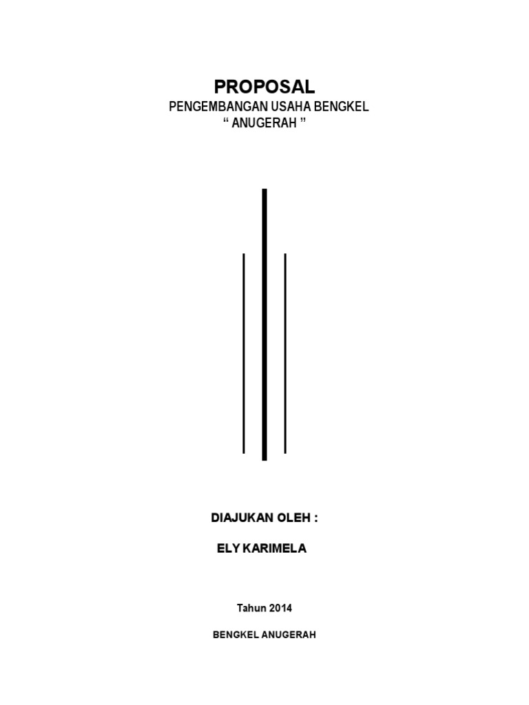 Proposal Pengembangan Usaha Bengkel Motor