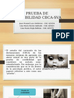 Prueba de Credibilidad CBCA-SVA. Análisis de Contenido Basado en Criterios