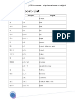 Vocabulary List of N5 (2016).doc