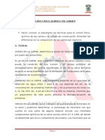 Analisis Fidico Quimico de La Carne.. Imprimir