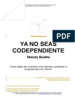 Ya No Seas Codependiente Melody Beattie