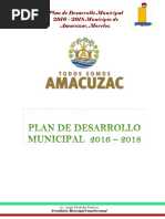 Pmd Amacuzac 2016-2018 Propuesta