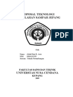Proposal Teknologi Pengolahan Sampah Jepang