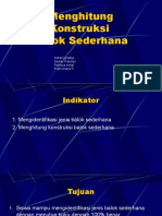 Menghitung Konstruksi Balok Sederhana: Sofian Ignatius Deddy Prasetyo Fahreza Azhar Fiqih Khairul F