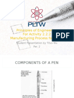 Manufacturing Process For A Pen