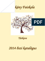 Dékány Faiskola - Katalógus 2014 PDF