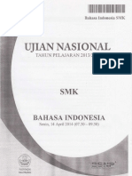 Soal UN Bahasa Indonesia SMK 2014