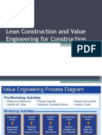 Lean Construction and Value Engineering For Construction