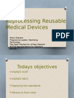 Reprocessing Medical Devices Standards
