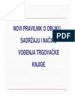 Novi Pravilnik o TK