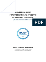 2017 Admission Guide for International Undergraduate Students