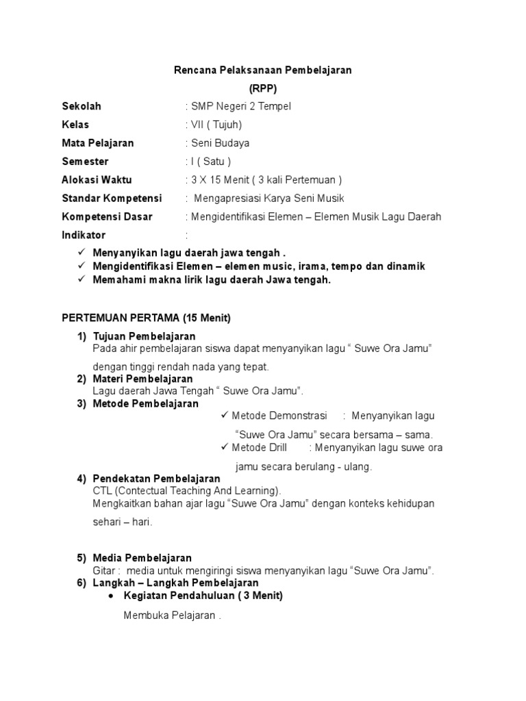 Mengidentifikasi Karya Seni Musik