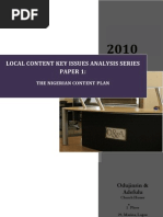 Paper 1 the Nigerian Content Plan