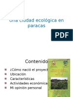 Una Ciudad Ecologica en Paracas