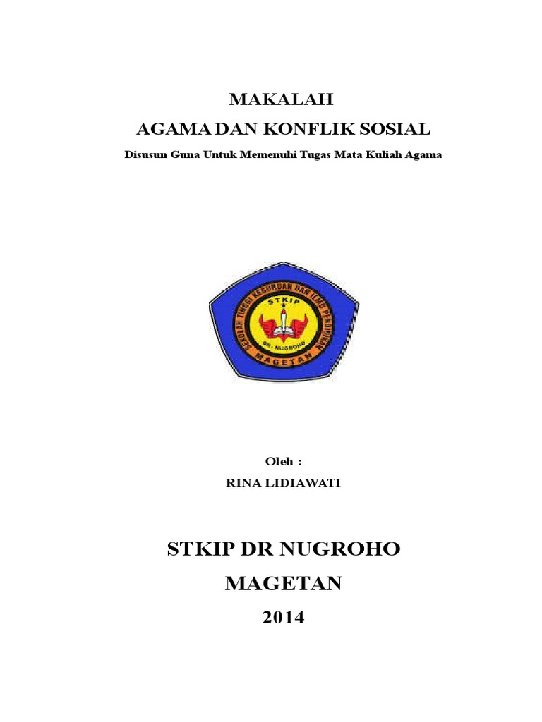 Contoh Makalah Tentang Konflik