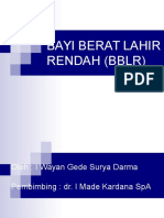 Bayi Berat Lahir Rendah (BBLR)