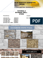Presentation External Wall - Stone