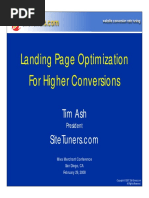 Landing Page Optimization