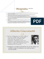 Escultura Alberto Giacometti
