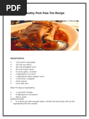 Recipe