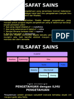 FILSAFAT SAINS