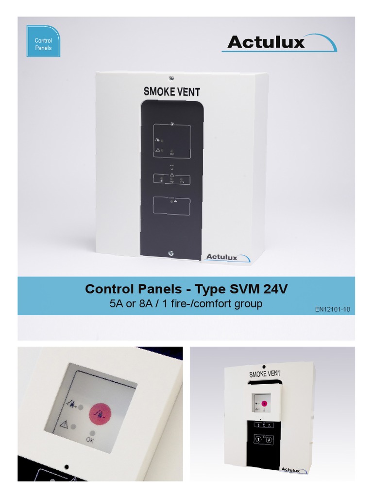 Actulux - Control Panels SVM 24V 5A 8A PDF | PDF