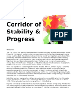Cpec-Corridor of Stability & Progress
