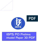 73534_IBPS PO Model Paper 30