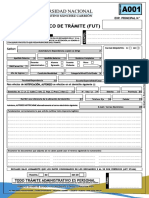 09-Fut A0010 Formulario Unico Tramite PDF