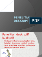 Metode Penelitian Deskriptif Kualitatif