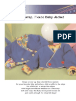 Easy-Wrap, Fleece Baby Jacket