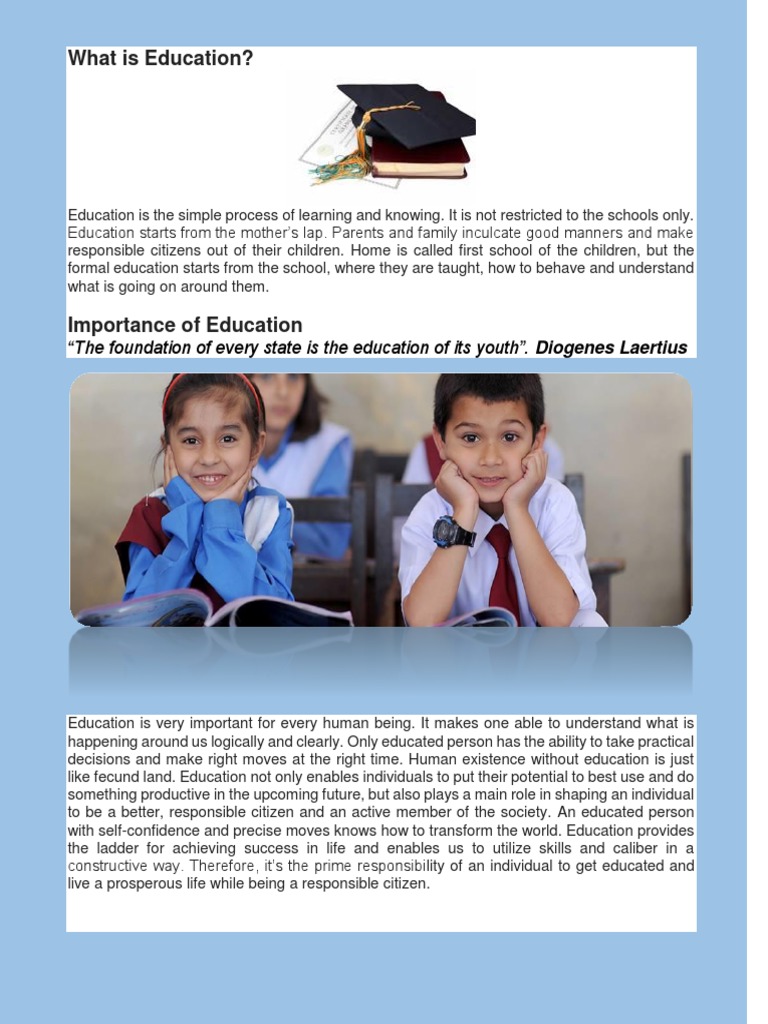 Challenges in Pakistan's Education System | PDF | Literacy | Millennium ...