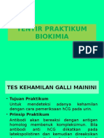 Tentir Praktikum Biokimia