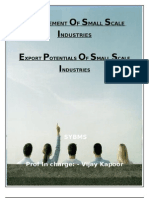 Download EXPORT POTENTIALS OF SMALL SCALE INDUSTRIES by Tanveer Singh Rainu SN33268398 doc pdf