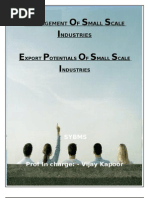 Download EXPORT POTENTIALS OF SMALL SCALE INDUSTRIES by Tanveer Singh Rainu SN33268398 doc pdf