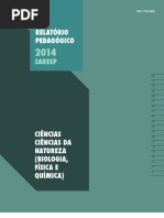 Relatorio Pedagogico 2014 Ciencias Ciencias Da Natureza