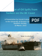 The Threat of Oil Spills from Tankers on the BC Coast