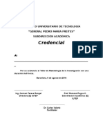 Credencial Metodologia de La Inv.