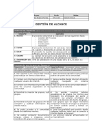 Gestion Alcance