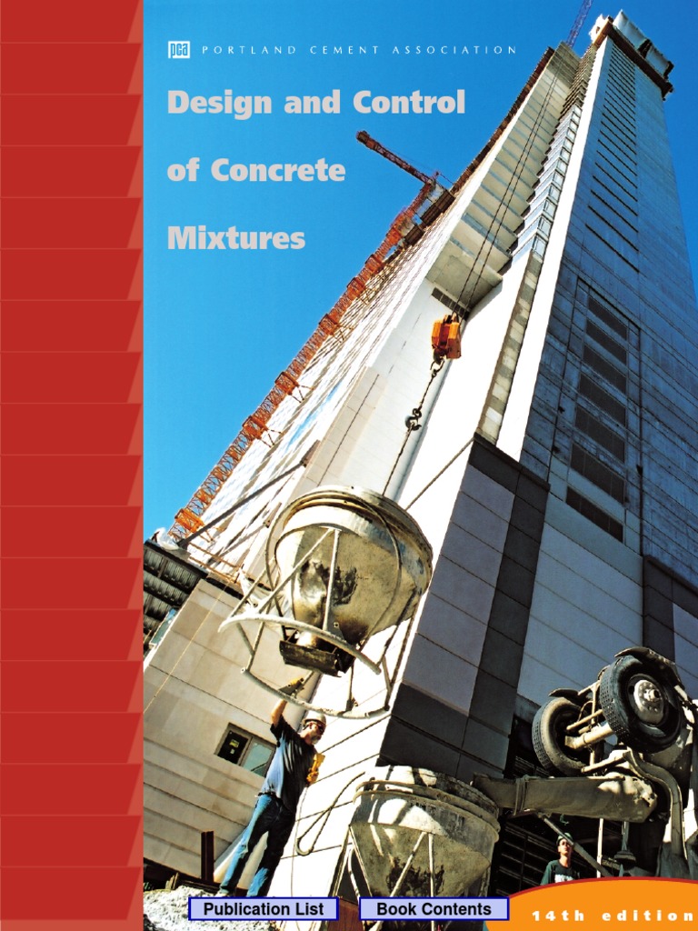 PCA CONCRETE MIX EB001s PDF | PDF | Salt (Chemistry) | Concrete