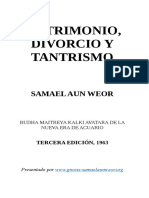 1963 Samael Aun Weor Matrimonio Divorcio y Tantrismo