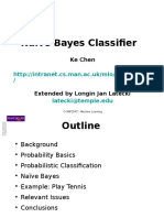 Naïve Bayes Classifier: Ke Chen