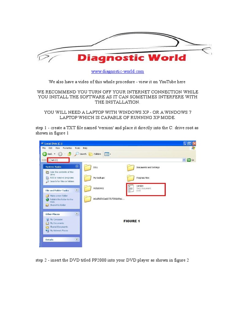Lexia Install Pp2000 | PDF | Installation (Computer Programs) | Windows Xp