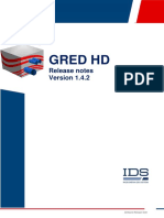 Software Release Note GRED HD 1.4.2