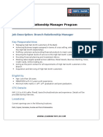 Relationship Manager Program