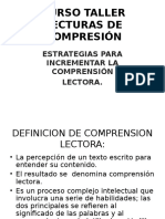 Curso Taller Comprensión Lectora