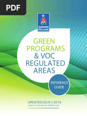Sw Pdf Leed Voc Referenceguide Green Building Leadership In Energy And Environmental Design
